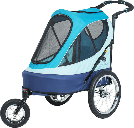 All-Terrain Sailboat Pet Jogger Stroller - Perfect for Adventures with Your Furry Friend!